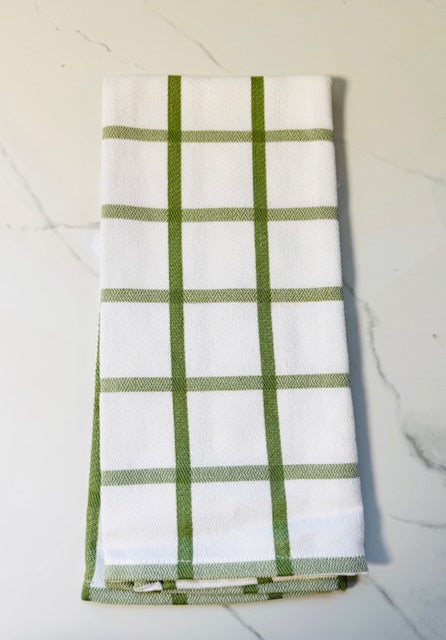Clover Windowpane Dishtowel