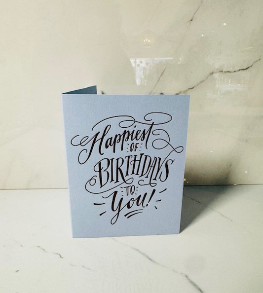 Happiest of Birthdays Card
