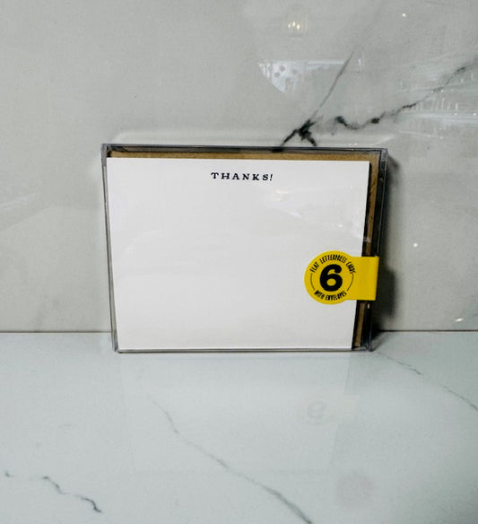 Thanks Boxed Set Cards - set of 6