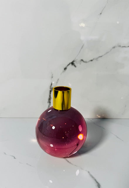 Pink Bubble Taper Candle Holder