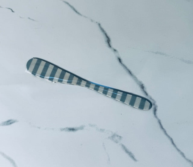 Light Green and White Stripe Spreader