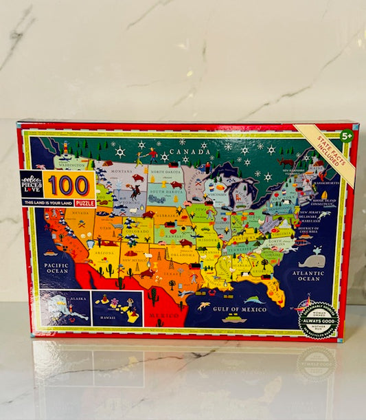 United States - 100 Piece Puzzle