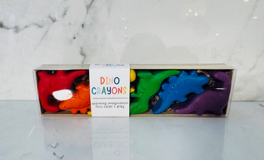 Dinosaur Shaped Non Toxic Crayons