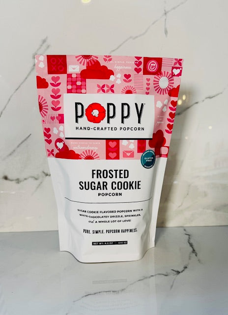 Frosted Sugar Cookie Popcorn