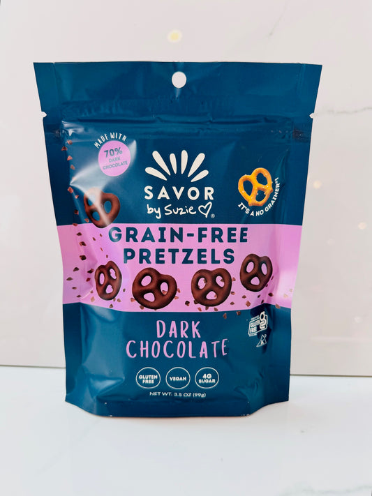 Dark Chocolate Grain Free Pretzels