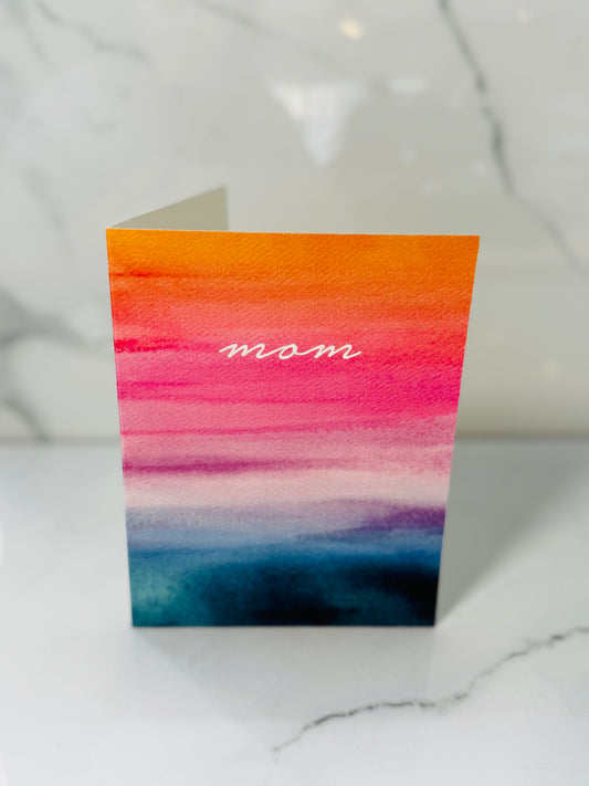 Mom Watercolor Card
