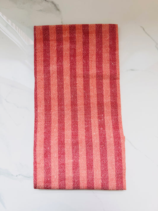 Red Stripe Towel