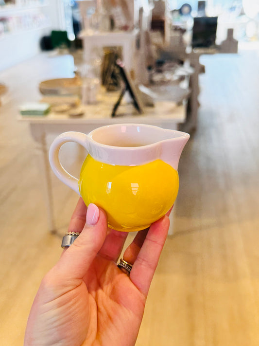 Small Yellow Creamer