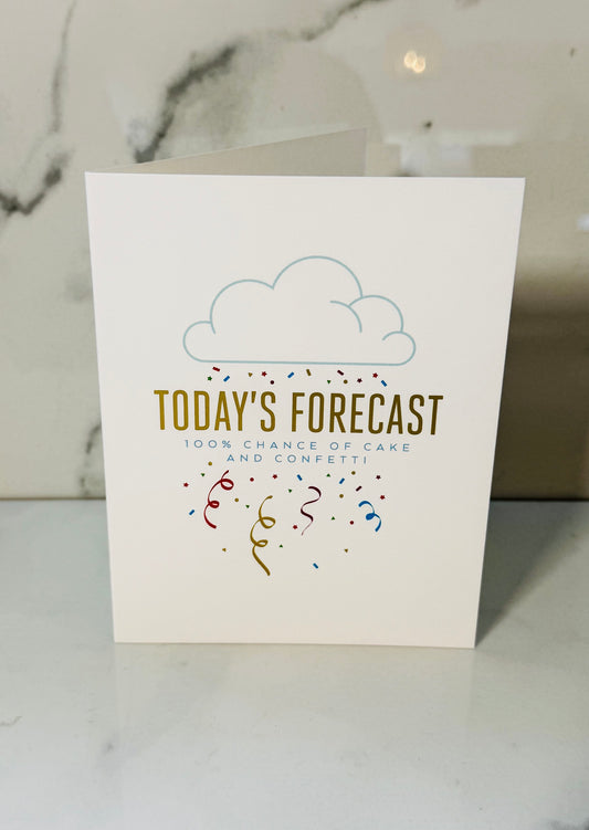 Birthday Forecast Card