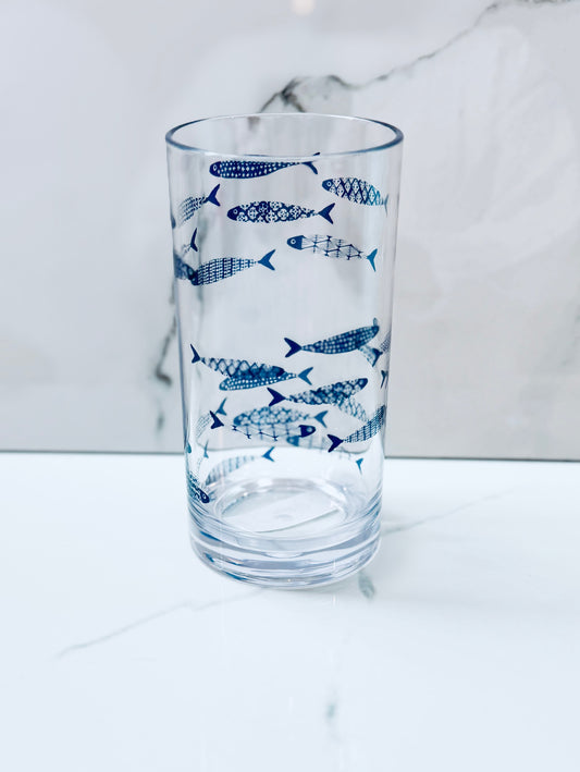 School of Fish Acrylic Glass
