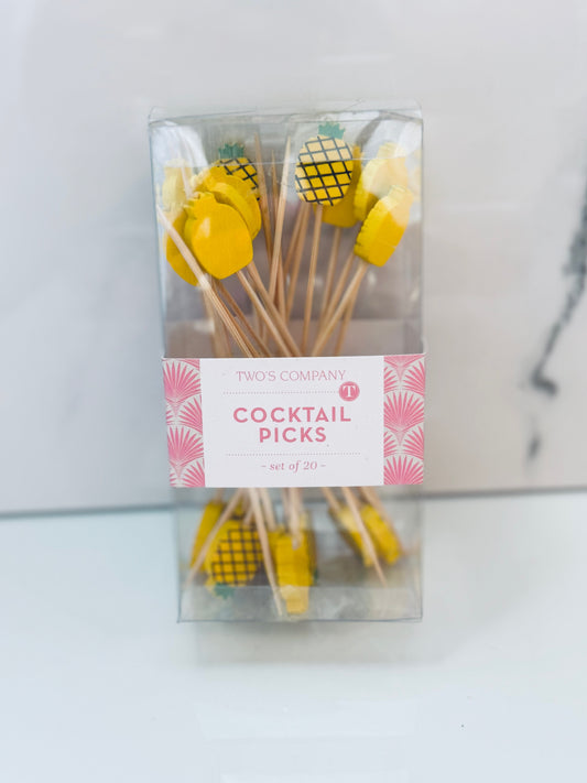 Pineapple Cocktail Picks
