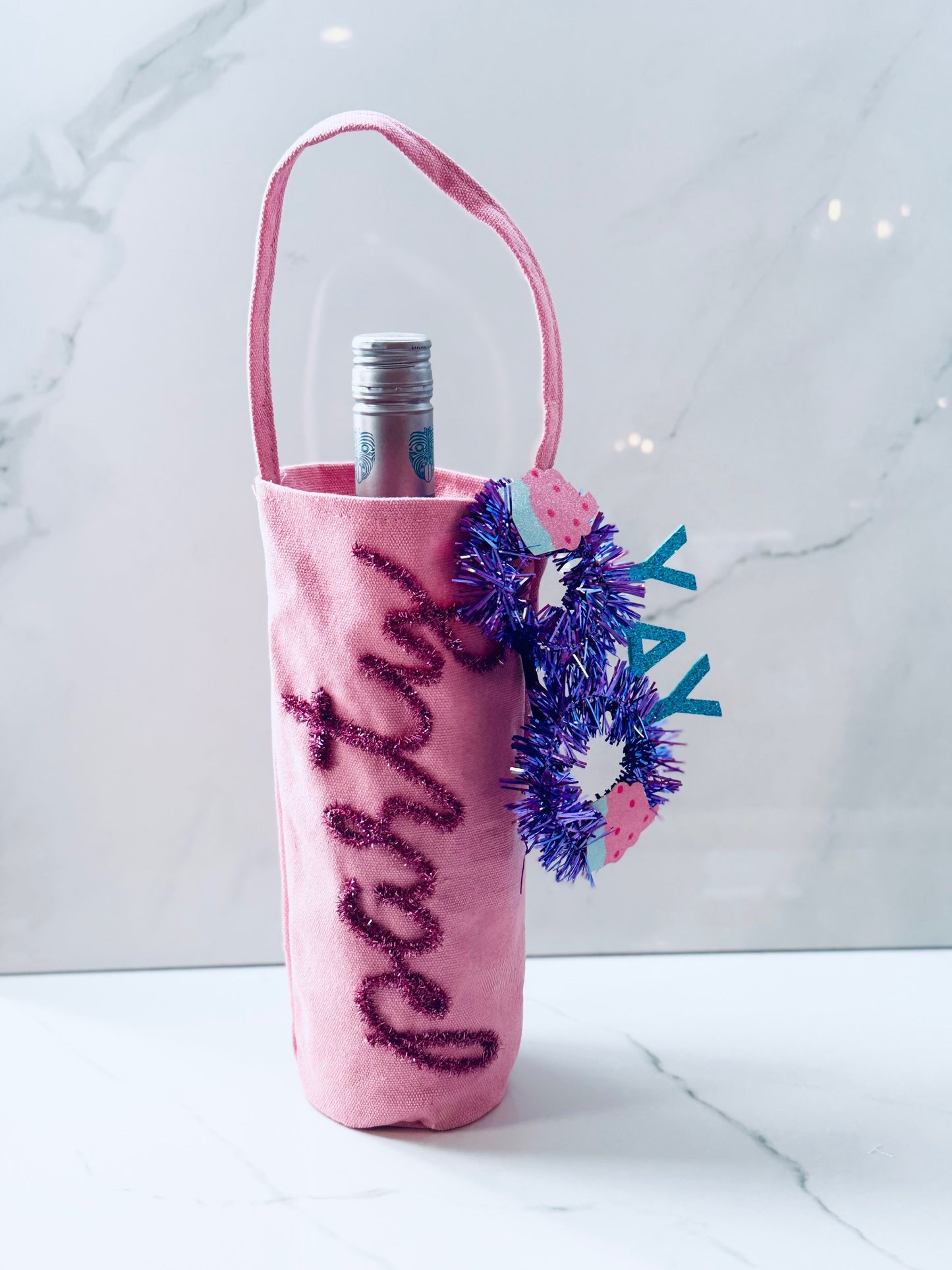 Party Wine Bag and Glasses Set