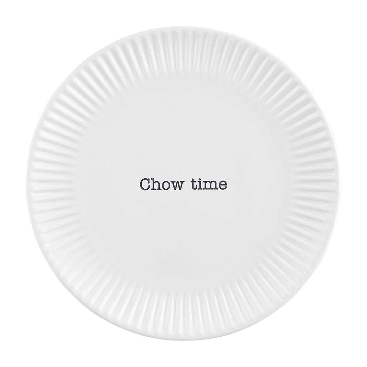 Chow Time Melamine Plates