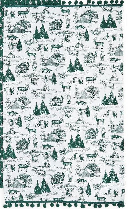 Forest Toile Hand Towel