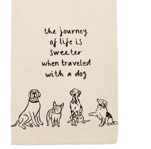 Travel with Dog Hand Towel