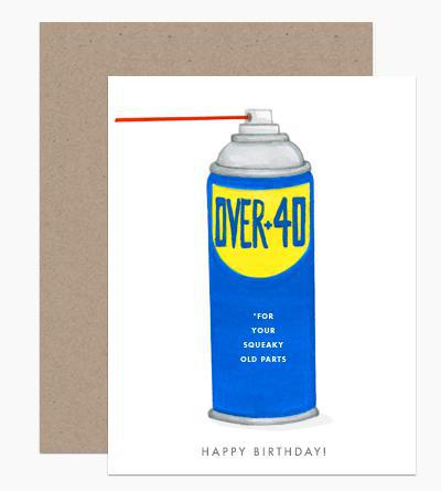 Over 40 Birthday Card