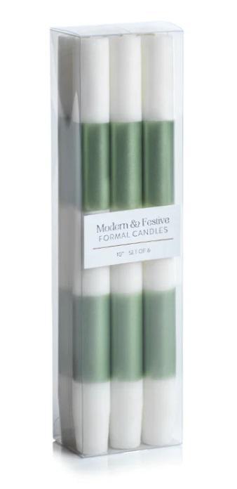 Formal Green Taper Candles