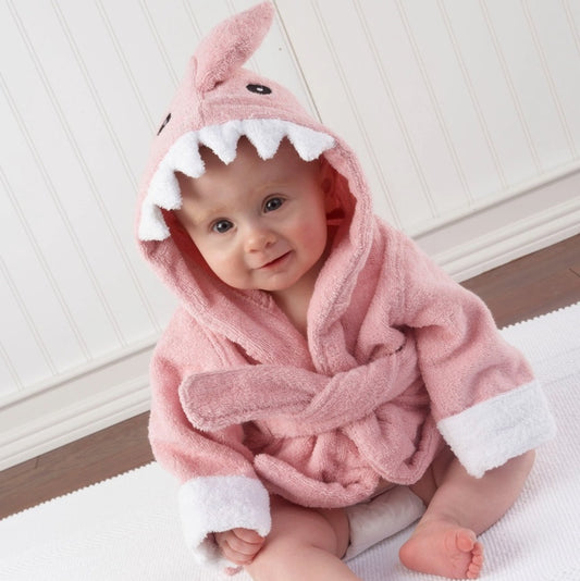 Pink Baby Shark Robe