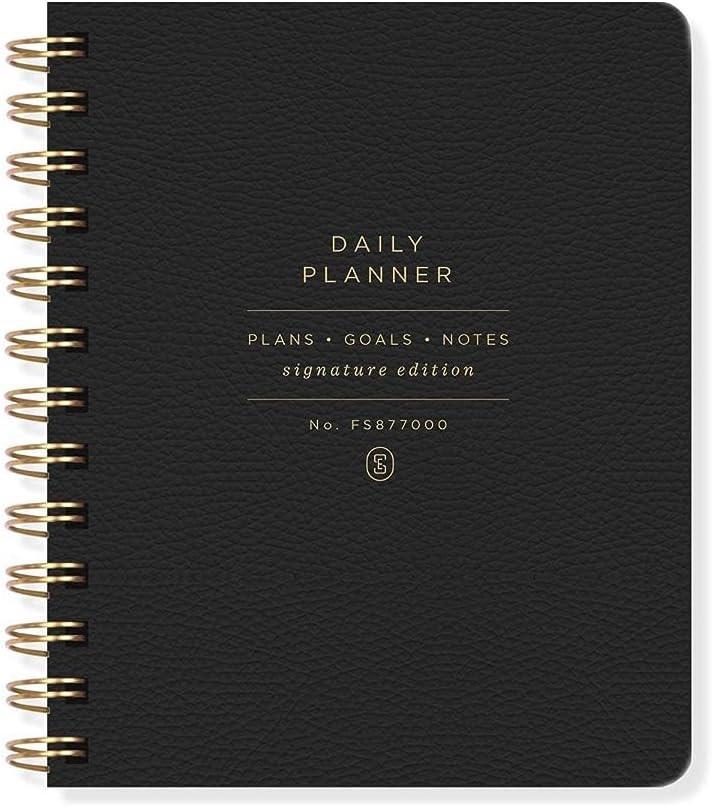 Faux Leather Non Dated Weekly Planner