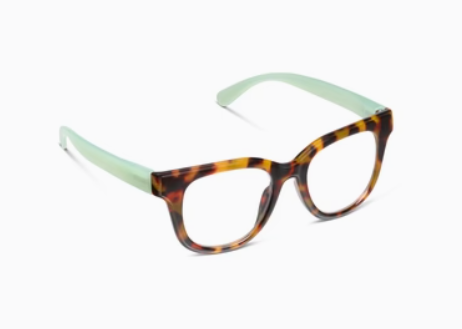 Buffy Glasses - Tortoise/Green +1.00
