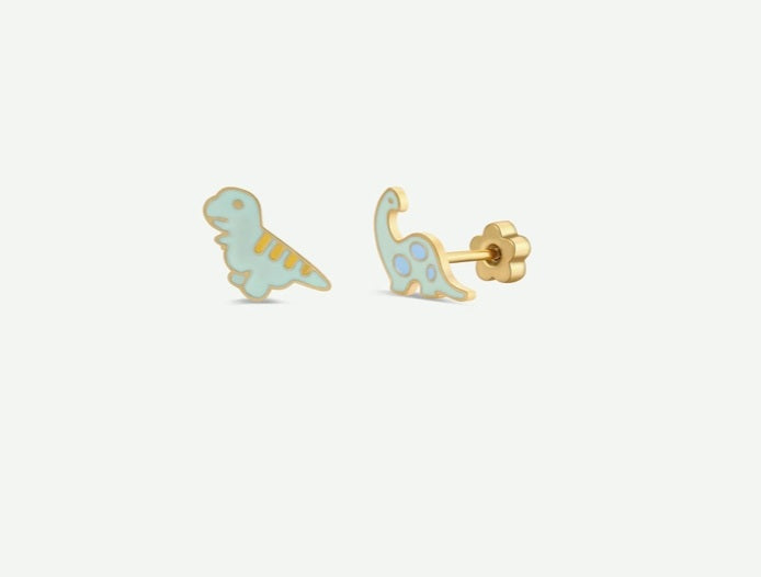 Dinosaur Enamel Kids Earrings