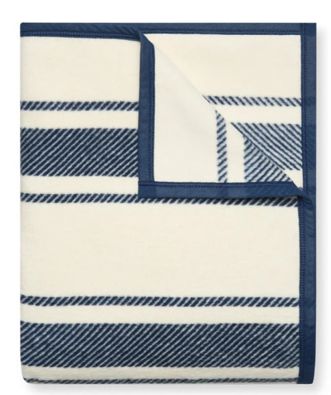 Dockside Navy Stripe Original Chappy Wrap Blanket