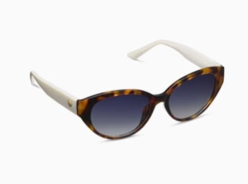 Tortoise and White Polarized Sunglasses