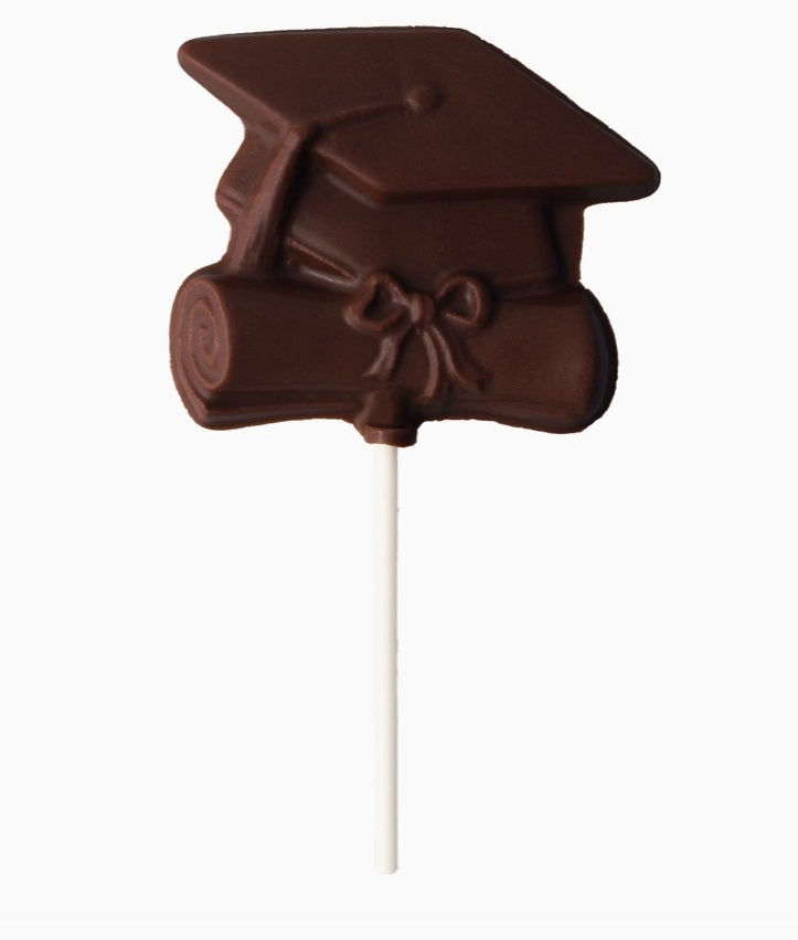 Dark Chocolate Graduation Pop