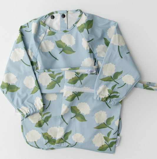 Hydrangea Long Sleeved Bib