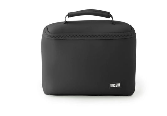 Black with Pink Train Case
