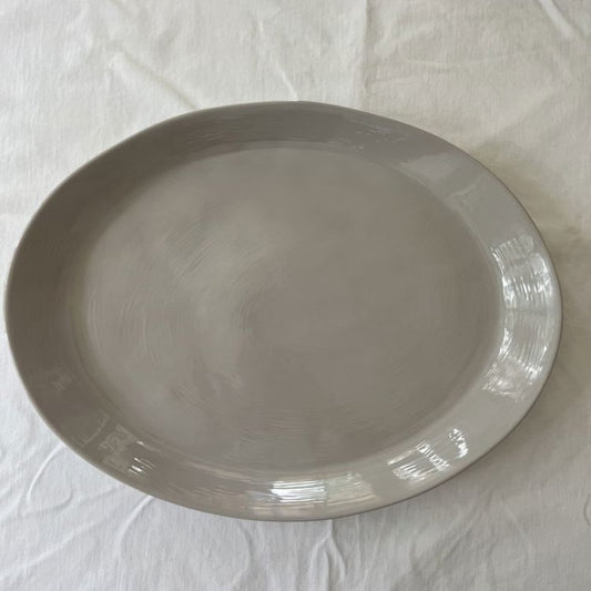 Large Round Serving Platter -  Stone
