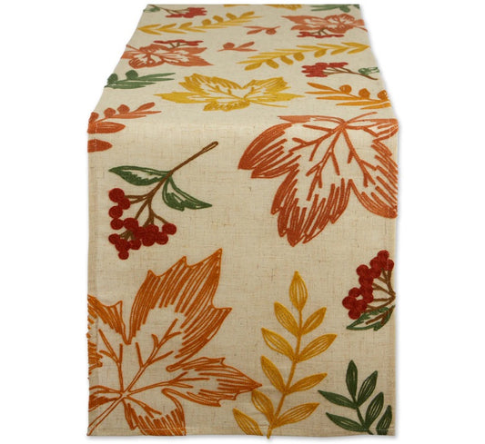 Scattered Leaves Table Runner