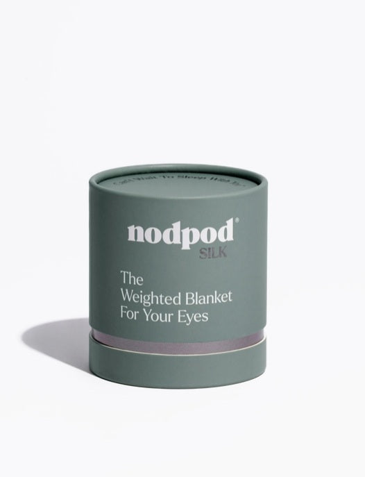 Nod Pod Weighted Sleep Mask - Green Silk