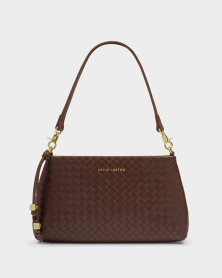 Nova Small Shoulder Bag - Dark Chocolate