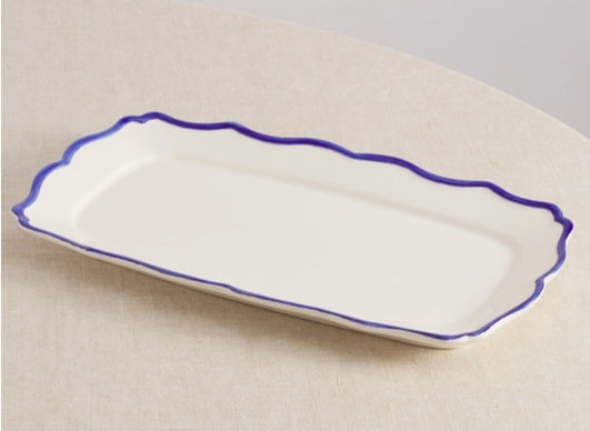 Jane Rectangular Hand Painted Tray