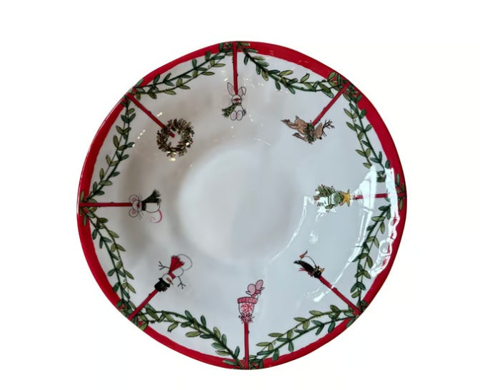 Christmas Garland Harvest Bowl
