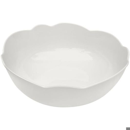 Scalloped Serving Bowl - Cream