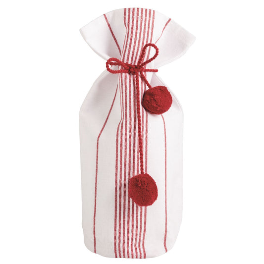 Stripe Wine Bag