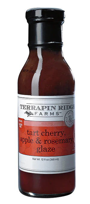 Tart Cherry, Apple & Rosemary Glaze