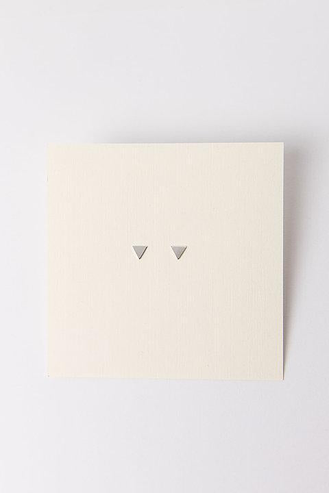 Tiny Triangle Stud Earrings